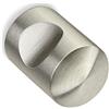 SOTECH 10 pezzi Pomelli per mobili EK01 Ø 20 mm Acciaio Inossidabile spazzolata Pomello per mobili