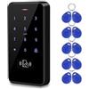 ReaIOKbii S20 Controller di Accesso Sistema di Controllo Accessi, Tastiera Retroilluminata RFID Apertura Porta Password IP68 Impermeabile Lettore di Schede 125 kHz con 10 Portachiavi EM4100