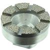 BTEC Disco abrasivo diamantato per levigatrice a tazza Mini Turbo piastrella 50 mm M-14 attacco BTEC