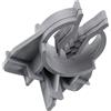 AERZETIX - C65209 - Set di 25 cunei di armature per ferro da calcestruzzo da Ø8 a Ø24 - intarsio da 20mm - fissaggio orizzontale - accessorio cassero a clip - in plastica - lastra armato rinforzato