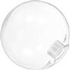 KOMBIUDA Paralume in Vetro G9 Diametro 100Mm Coprilampada per Lampada a Sospensione e Lampada da Soffitto Globo Trasparente Semplice da Installare Decorazione Luminosa Delicata e Calda