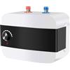 XYCHAO Scaldabagno da 6 l, serbatoio dell'acqua calda resistente alla pressione, scaldabagno elettrico 1500 W con temperatura regolabile 30 - 65 °C, protezione da surriscaldamento, protezione antincendio a