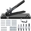 AUTOUTLET 86 Pezzi Kit Rivettatrice per Inserti Filettati,Rivettatrice Manuale Professionale,Rivetti Dadi M3 M4 M5 M6 M8,Nero,Rivettatrice Manuale