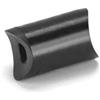 OL 20 distanziatori per sella, rondelle per tubi rotondi, in plastica, nero (19 x 3 x 6,2 mm)