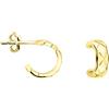 SOFIA MILANI - Orecchini da Donna in Argento 925 - Placcati in Oro - X Creoli - E1814