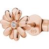 Rosato Mono Orecchino Donna In Argento Con Simbolo Fiore | Collezione Allegra - RZO022