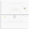 Joma Jewellery, braccialetto regalo per la famiglia, parte della gamma "A little", con biglietto in lingua inglese