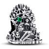 Feitery Trono Charms Bracelets and Necklaces Summer Jewelry Women's Bead Charms 925 Sterling Silver Dangle