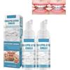 Qklovni Schiuma detergente per apparecchi orali, protesi, guardie notturne, fermi e allineatori, combatte l'alitosi, 60 ml (3 pezzi)