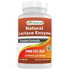 Best Naturals -- Fast Acting Lactase Enzyme -- 3000 Fcc Alu -- 180 Tablets