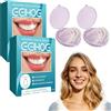 Qnbonrich Set di 2 protesi dentarie in silicone per protesi dentali morbide per protesi dentali superiori e inferiori