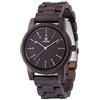 LeeEv Orologi in legno Uwood Series 40 mm Unisex Orologio in legno naturale fatto a mano con confezione regalo e fascia regolabile