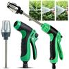 rialgirw Idropulitrice Aquoxis, Idropulitrice ad Alta Pressione con Ugello in Acciaio Inox, Getto d'Acqua 15 Volte Più Potente, Attacco Universale per Tubo da Giardino (Green,Single Washer)