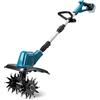 Catolsss Zappa a batteria per batteria Makita 18 V, motore 360 giri/min, larghezza di lavoro 20 cm e profondità di lavoro 16 cm per aiuole, profondità di lavoro per aiuole, coltivatori e agricoltura