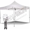 RAY BOT. Gazebo pieghevole 3x3 in alluminio con pali esagonali da 45mm e tessuto impermeabile. Linea professionale (Senza Teli Laterali, Bianco)