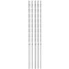 GsLxx Punte elicoidali extra lunghe con gambo dritto, estensione da 3,5 mm, in acciaio ad alta velocità, lunghezza 160 mm, per legno, plastica, alluminio, ferro, rame (5 pezzi)