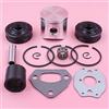 SAANICH 38mm Pistone Anello Kit Fit For Husqvarna 136 137 141 142 W Paraolio Aspirazione Boot Guarnizione Motosega Motore Parti Del Motore 530069944,530056363
