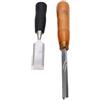 Yusat Set di Scalpelli per la Lavorazione del Legno, Scalpello per Angolo Retto e Cappuccio per Percussore in Metallo, Scalpello Piatto per Intaglio di Pietra e Legno