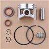 SAANICH Kit paraolio pistone da 50 mm adatto for motosega Stihl 044 MS440 1128 030 2015 W 12 mm anello cuscinetto ad aghi for perno da polso