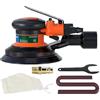 OXOAMP Lucidatore Bagnato, Levigatrice pneumatica 150MM 6 Eccentrico 5MM Utensili pneumatici for levigatrice orbitale a vuoto orbitale casuale(5in Vacuum Sander)