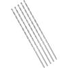 GsLxx Punte elicoidali extra lunghe con gambo dritto, estensione da 4,5 mm, in acciaio ad alta velocità, lunghezza 200 mm, per legno, plastica, alluminio, ferro, rame (5 pezzi)