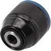 EfforPrac Mandrino autobloccante senza chiave da 10 mm con filettatura 3/8-24UNF, testa del mandrino a cricchetto interamente in metallo per trapani elettrici e manuali, gamma di serraggio da 0,8-10 mm per