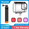 TELESIN 60M Custodia impermeabile per GoPro Hero 13 12 11 10 9 Custodia per immersione subacquea con filtro per accessori Gopro