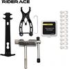 riderace Set di strumenti di riparazione biciclette Controllore usura catena 6/7/8/9/10/11 Giunto di velocità Fibbia magica MTB Pinza per maglie catena Fibbia bici Interruttore catena