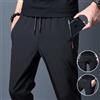 Pantaloni casual da uomo Dritto Slim Fit Elastico in vita Jogger Coreano Classico Blu Nero Grigio Pantaloni di marca maschile Taglie forti