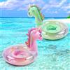 NONE Galleggiante da piscina per bambini Galleggianti da nuoto per unicorno per bambini dai 3 ai 8 anni Galleggianti gonfiabili Anello da nuoto per unicorno