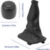 NONE Pomello cambio e ghetta compatibili con Fiat 600 Seicento 1998-2010 735249804 con anello elastico