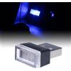 NONE 1x Mini USB LED luci d'atmosfera luce notturna multicolore Plug and Play adatto per PC computer accessori interni auto