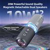 ZEALOT Altoparlante Bluetooth Magnetico Portatile Zealot-m5 2-in-1, Mini Speaker con Funzione di Accoppiamento, Colore Macaron, Doppio Canale, per Campeggio