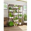 NONE Scaffale in legno per piante, porta vasi da fiori, espositore multilivello per interni ed esterni, per negozio di fiori, ufficio, giardino, balcone, terrazza, decorazione