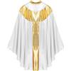 Gefomuofe Costume da papa da uomo, costume medievale da sacerdote, mantello cardinale, costume da vescovo, per adulti, travestimento per Halloween, cosplay