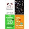 Bluebird/Murdoch Books/Canongate Books/H Attached, Make It Happen, The Defining Decade, How to Talk to Anyone 4 Books Collection Set