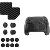 Zhixteu Adesivi per Pad Analogici e Touchpad per Steam Controller 2, Set di Cappucci di Ricambio Antiscivolo, Testurizzati e Resistenti all'Usura