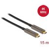 DeLOCK Cavo USB DeLOCK video ottico attivo USB-C 4K 60 Hz 15 m (Delock video/audiokabel - m) [84104]