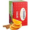 La Bevanda Del Re - Arancia e Cannella, 20 Tisane Cialde ESE Filtro Carta 44MM, Infusi, Thè Da 3,5G, 70G
