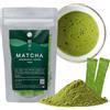 Asayu Japan Polvere di Matcha Cerimoniale Premium - Tè Verde Giapponese Autentico per Cerimonia del Tè, Antiossidante Naturale, Energizzante (Stick (10x2g))