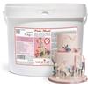 SARACINO We love pastry Pasta Di Zucchero Model Bianca Per Modellaggio Da 5 Kg Senza Glutine Made In Italy