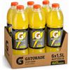 Generico Per Gatorade 1,5 Litri x 6 Bottiglie Bevanda Isotonica con Sali Minerali per Sport e Idratazione Gusti Arancia, Arancia Rossa e Limone Drink Sportivo per Allenamento, Corsa e Palestra (Limone)