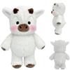 Generico Peluche Mucca che Corre 45cm Cuscino Peluche Morbido Carino Mucca Highland Running Plush Antistress Adatto Uomini Donne Bambini (D)