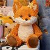 Generico Peluche Volpe che Corre, Giocattolo di Peluche di Cinghiale Selvatico, Zampe Mobili Interattive, Adorabile Bambola Antistress 45 cm, Animali di Peluche Morbidi per Bambini, Donne (Volpe)