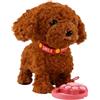 Generic Robot Cane Wuffy 2026 Con Cucciolo Artificiale Insonne Vivente, Giocattolo Morbido per Bambini, Finge Di Vestirsi, Cucciolo Realistico di Peluche Con Telecomando e Guinzaglio