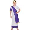 HENBRANDT Children's Roman Emperor Fancy Dress Costume Caesar Toga Ancient Rome School History Day Halloween Fancy Dress for Boys Roman Outfit for Kids