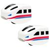 Generic Vagoni ferroviari elettrici magnetici sostitutivi, set di treni elettrici ricaricabili, Treni per piste da corsa flessibili, accessorio aggiuntivo per set di binari del treno white