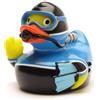 Duckshop, Paperella da bagno subacquea, starnazzante, lunghezza: 8 cm; con portachiavi incluso nel set
