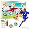 XAZASTOV Set da Gioco con Pallone da Calcio per Bambini 3 4 5 6 7 8 Anni, Porta da Calcio in Cortile con 2 Palline in Velcro per Interni ed Esterni, Giocattolo da Calcio per Ragazzi e Ragazze