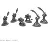 Reaper Miniatures 6 x GOBLIN WARRIORS (77444) - Reaper Miniature Bones USA Dungeon Dwellers - tabletop figurine role playing game jeux de role - 7044